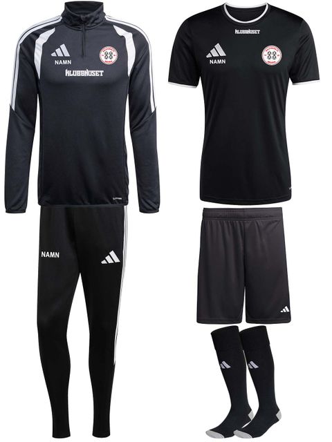 ADIDAS SPELARPAKET, Svart (Balltorps FF)